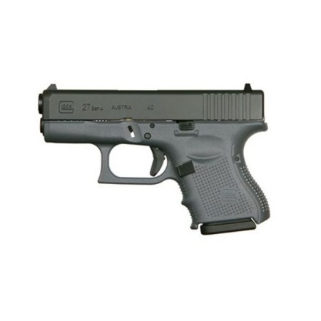 Glock 27 Gen 4 Subcompact .40 S&W 3.42" 9 Round Pistol, Gray - PG2750201GF