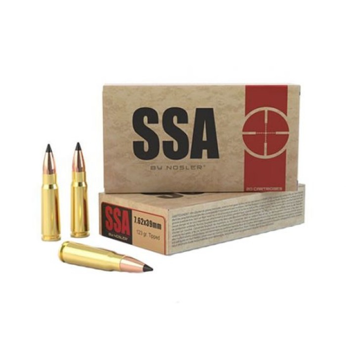 Nosler 75070 Ssa  7.62X39mm 123 GR Varmageddon 20 Bx/ 10 CS