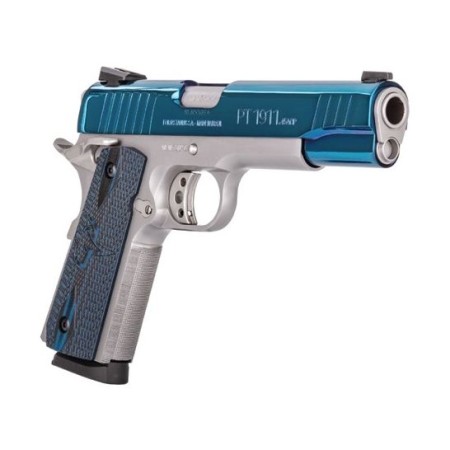 Taurus PT-1911 .45 ACP Stainless Steel & Blue Pistol - 1-191109B-VZ