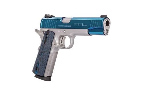 Taurus PT-1911 .45 ACP Stainless Steel & Blue Pistol - 1-191109B-VZ