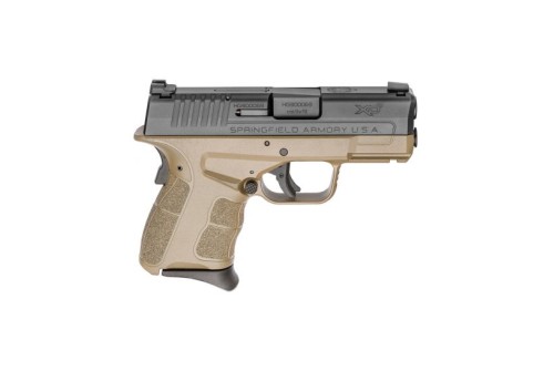 Springfield Armory XDS Mod.2 9mm FDE and Black Pistol with Fiber Optic Sights -  XDSG9339FDE