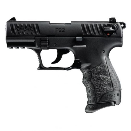 Walther P22Q .22 LR 3.4" Pistol, Black - 5120700