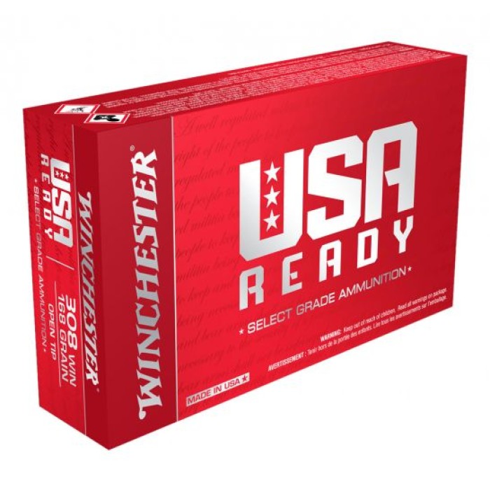 Winchester USA Ready .308 Win 168 gr 20 Rounds Ammunition - RED308