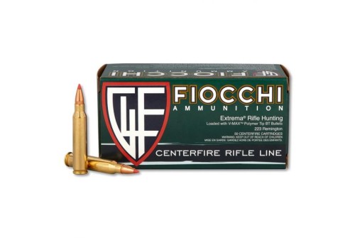 Fiocchi Extrema .223 Remington 50 gr VMAX 50 Rounds Ammunition - 223HVA50