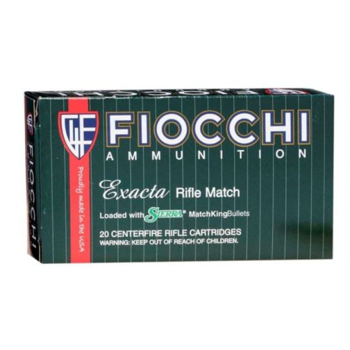 Fiocchi Extrema Ammunition 6.5 Creedmoor 142 Grain Sierra MatchKing