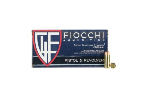 Fiocchi Pistol Shooting Dynamics 10mm Auto 180 gr JHP 50 Rounds Ammunition - 10APHP