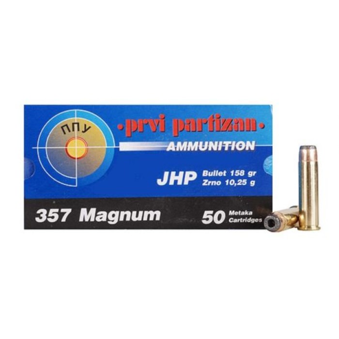 Prvi Partizan .357 Magnum 158 gr 50 Rounds Ammunition - PPD357