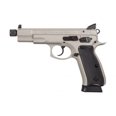 CZ 75B Omega 9mm Pistol with Night Sights, Urban Gray - 91235