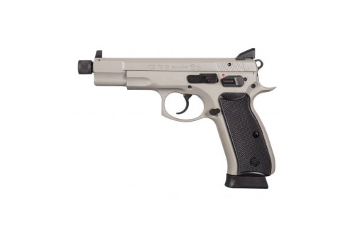 CZ 75B Omega 9mm Pistol with Night Sights, Urban Gray - 91235