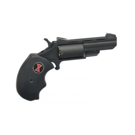 North American Arms Black Widow .22 LR/ .22 Magnum Single Action Revolver, Black PVD