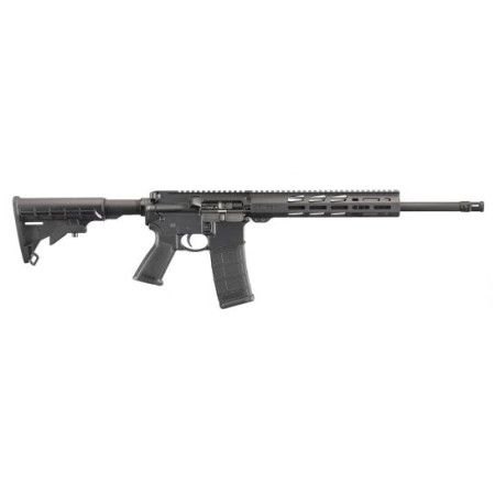 Ruger AR-556 5.56 NATO M-LOK Free-Float Handguard Rifle, Black - 8529