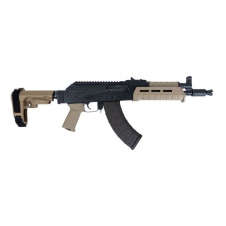 PSA AK-P GF3 MOE SBA3 Pistol, FDE