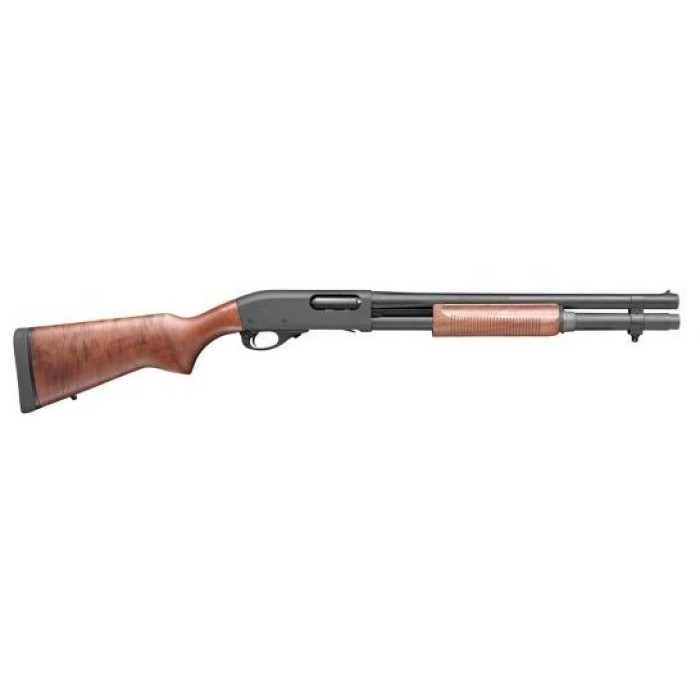 Remington Defense Def 870 Police 12Ga. 3" 18" Imp. Cyl. Parkerized Wood 24903 047700249032