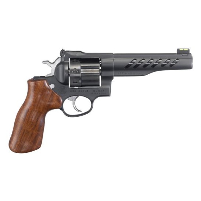 Ruger Super GP100 Competition .357 Mag / 38 Spl 5.5" Revolver, Hardwood - 5065