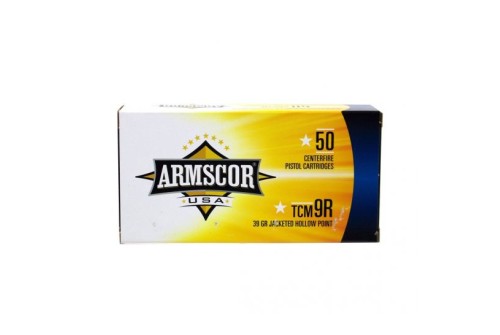 ARMSCOR .22 TCM 9R 39GR JHP 50 Rounds Ammunition - FAC22TCMNR-1N