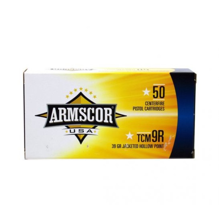 ARMSCOR .22 TCM 9R 39GR JHP 50 Rounds Ammunition - FAC22TCMNR-1N