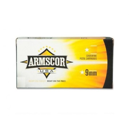 Armscor 9mm 147gr Fmj 50/1000