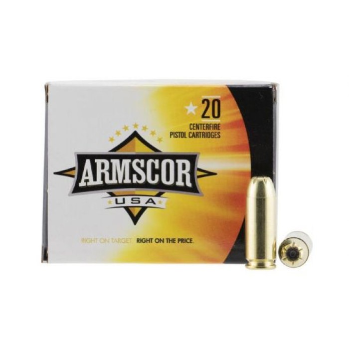 Armscor 10mm 180 Grain JHP 20 Rounds Ammunition - FAC10-3N