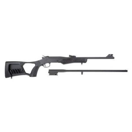 Rossi Matched Pair 410 Gauge/.22 WMR Break Shotgun/Rifle Combo, Black - MP412112T22W