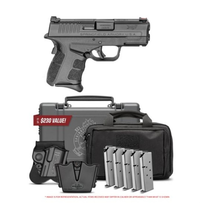 Springfield Armory XD-S MOD.2 9mm Pistol w/ Gear Up Package, Fiber Optic Sight - XDSG9339BIGU