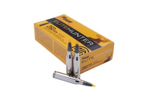 Sig Sauer Elite Hunter Tipped 130 gr EHTG .260 Rem Ammo, 20/box - E260TH1-20