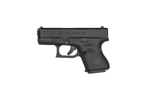 Glock G26 Gen5 9mm Pistol, Black - UA265S201