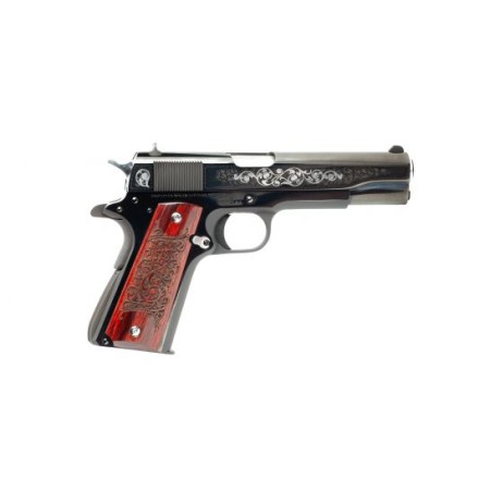 Colt Series 70 Gustave Young Engraved 45ACP 5" Pistol, Talo Exclusive - O1970A1CS-VJC