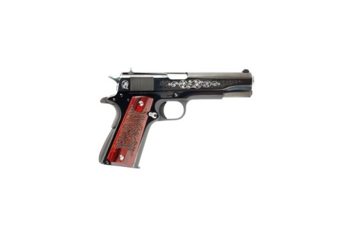 Colt Series 70 Gustave Young Engraved 45ACP 5" Pistol, Talo Exclusive - O1970A1CS-VJC