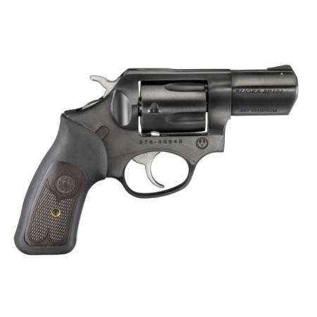 Ruger SP101 357 Mag Revolver, Black Rubber/Wood Grips - 15702