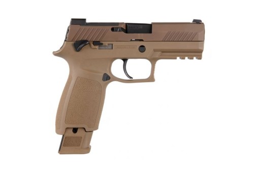 Sig Sauer P320 M18 Carry 9mm 3.9" Pistol, Coyote Tan - 320CA-9-M18-MS