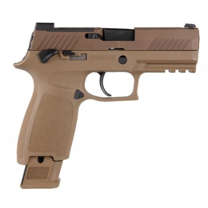 Sig Sauer P320 M18 Carry 9mm 3.9" Pistol, Coyote Tan - 320CA-9-M18-MS