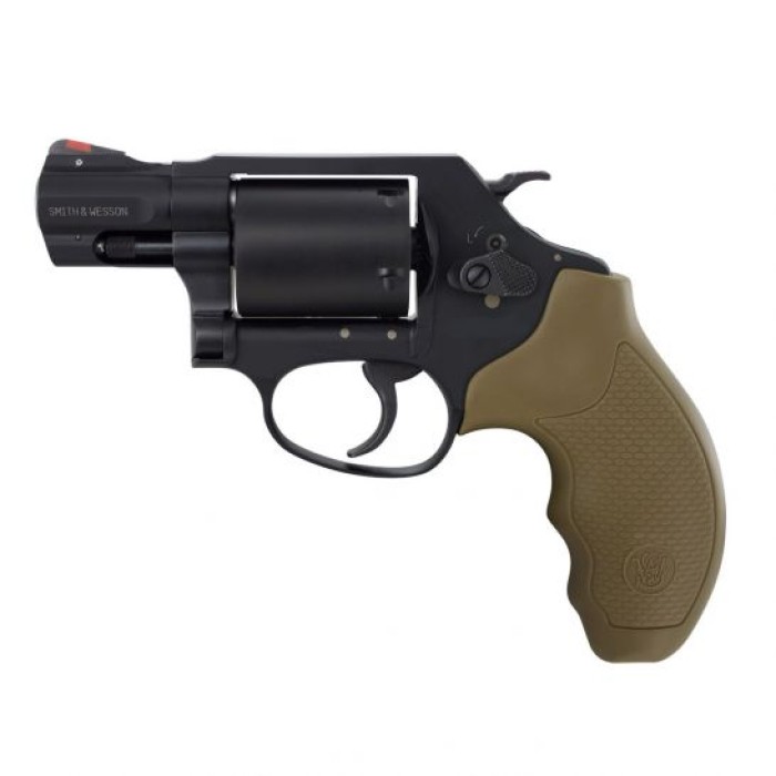 S&W Model 360 Scandium Airweight 357 Mag | 38 Special +P 1.8" Revolver, FDE Grips - 11749