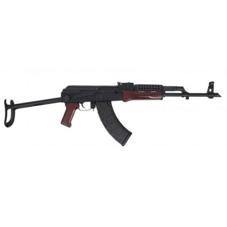 PSA AK-47 GF3 Forged Romanian Under Folding Rifle w/Cheese Grater Upper Handguard, Redwood