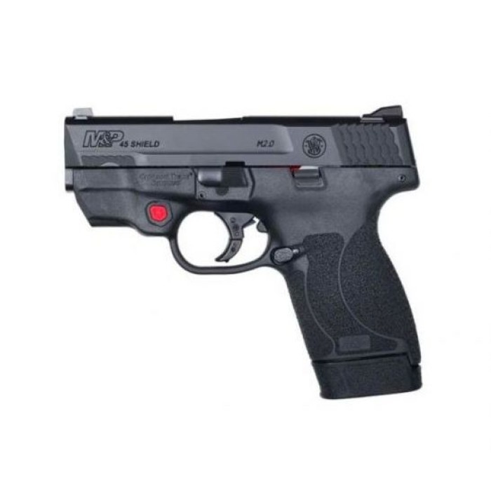 S&W M&P 45 Shield M2.0 .45 Acp 3.3" Barrel Integrated Crimson Trace Red Laser Nts 12088