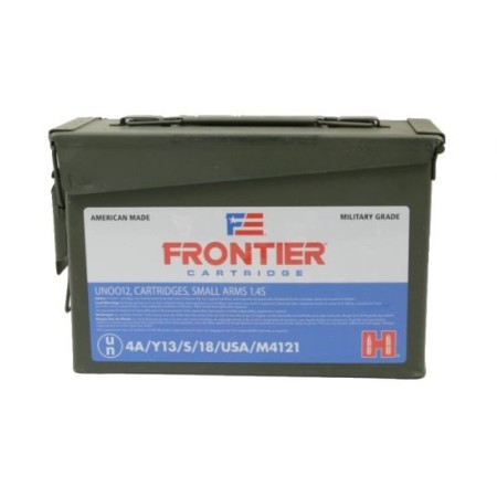 Hornady Frontier Fm193 5.56 55Gr Military Ammo Can OF 500 FR204