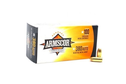 Armscor 50315 Pistol Value Pack 380 ACP 95 gr Full Metal Jacket (FMJ) 100rds/Bx