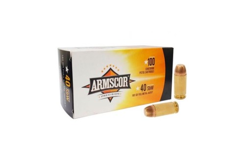 Armscor 40 S&W 180GR FMJ 100 Rounds - 50316