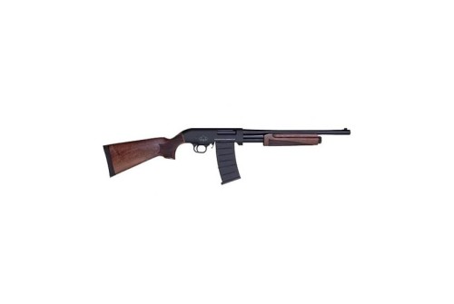 Black Aces Tactical Pro Series M 12ga 18.5" Pump Shotgun, Walnut - BATP18W