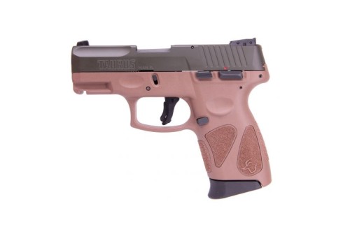 Taurus G2C 9mm 12rd 3.25" Pistol, OD Green/Brown - 1-G2C93B-12B