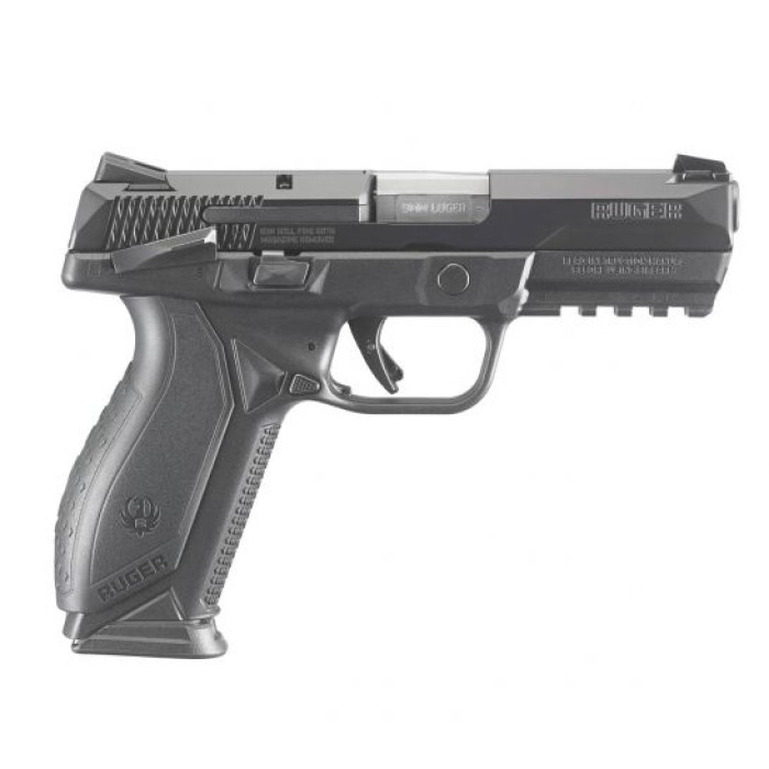 Ruger American 17rd 4.2" 9mm Pistol, Black - 8608