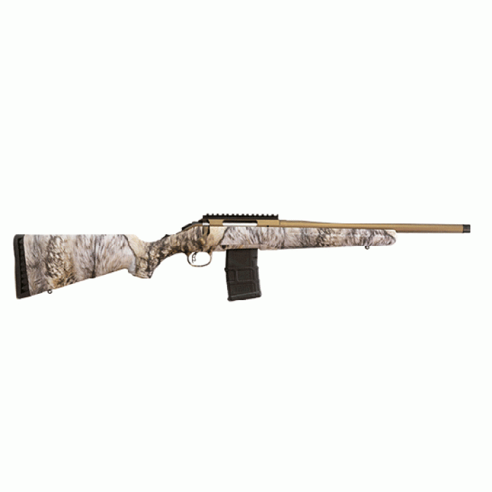 Ruger American Yote .223 Rem Bolt Action Rifle, Camo - 36918