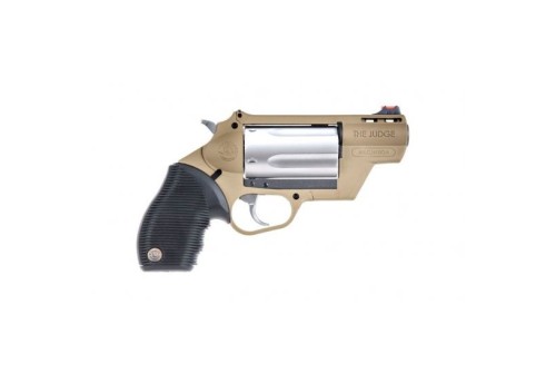 Taurus Public Defender Polymer Flat Dark Earth .45 Colt 2-inch 5Rds Stainless Cylinder