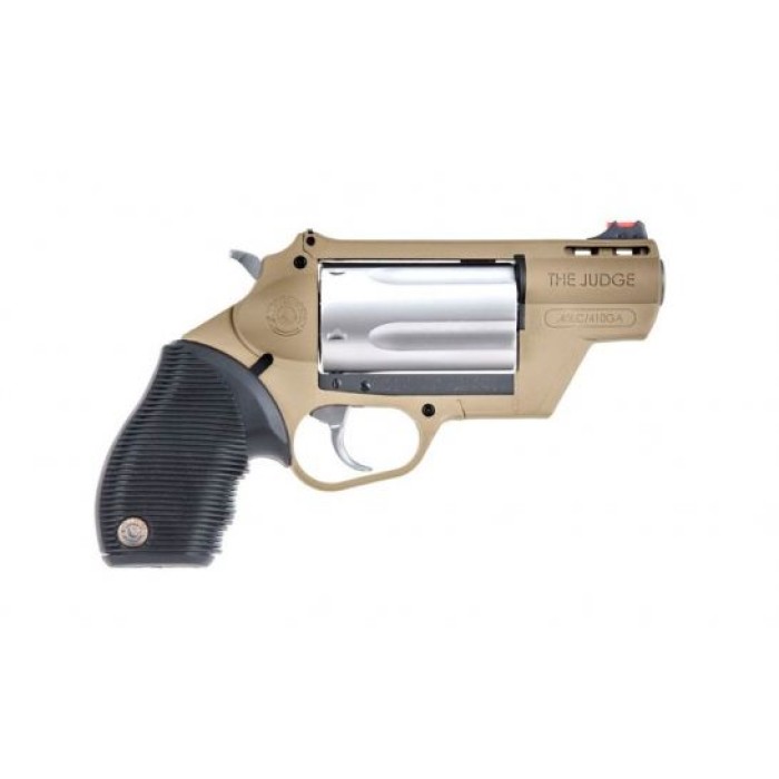 Taurus Public Defender Polymer Flat Dark Earth .45 Colt 2-inch 5Rds Stainless Cylinder