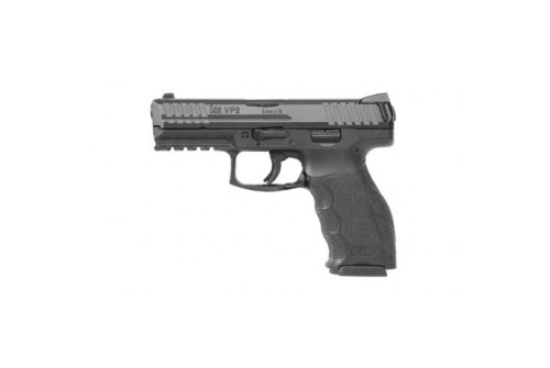 HK VP9 17rd 4.09" 9mm Pistol w/ Night Sights, Black - 81000284