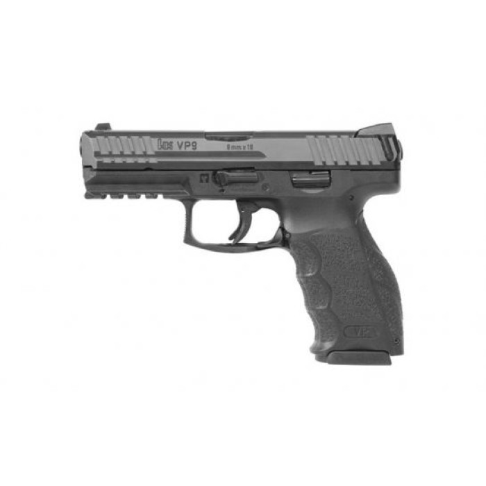 HK VP9 17rd 4.09" 9mm Pistol w/ Night Sights, Black - 81000284