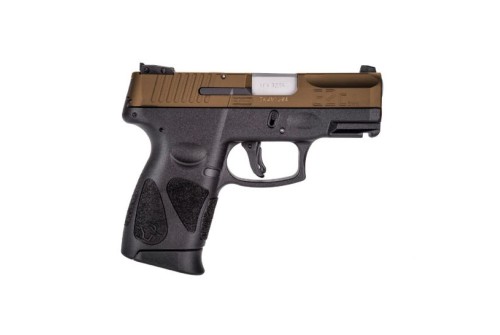 Taurus G2C 12rd 3.2" 9mm Pistol, Black w/ Bronze Slide - 1-G2C93A-12