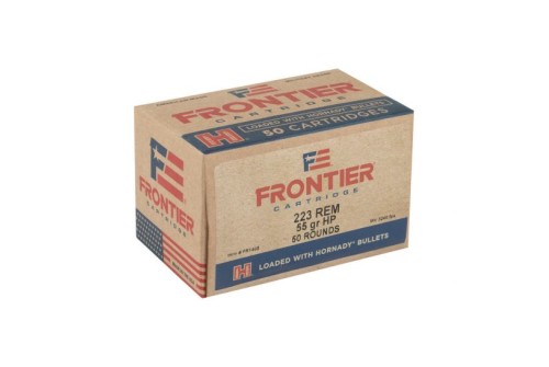 Hornady Frontier 55gr HP Match .223 Rem Ammo, 50rd - FR1405