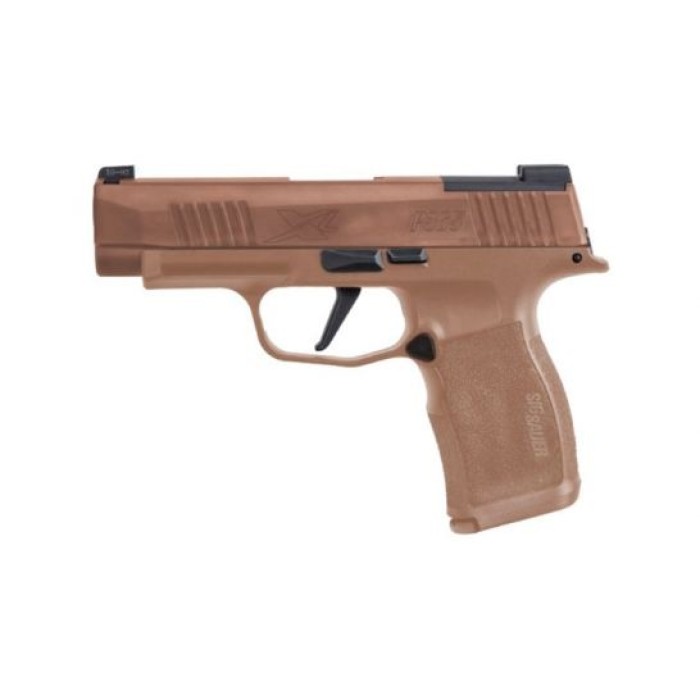 Sig Sauer P365XL 9mm 3.7" NRA Edition Pistol, Coyote Tan w/ Night Sights - 365-9-COYXR3-NRA19