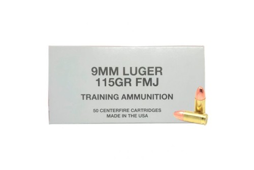 Cci Ammunition Cci Ammo 9mm Luger 115gr. Fmj Blazer Brass 50-pack White Box