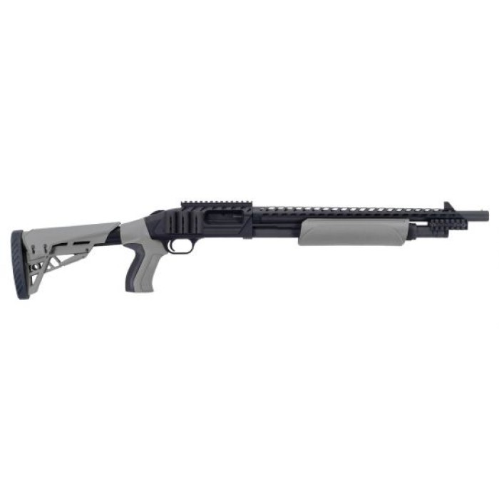 Mossberg ATI Tactical 18.5" 5rd 12ga Pump Shotgun, Grey/Black - 50431